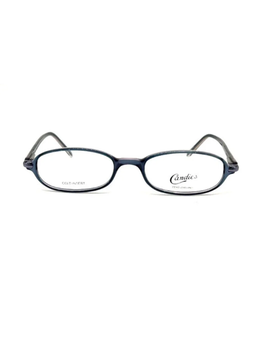 Candie's C Brigette BL Pur Black Purple Oval Authentic Eyeglass Frames 48-17-135